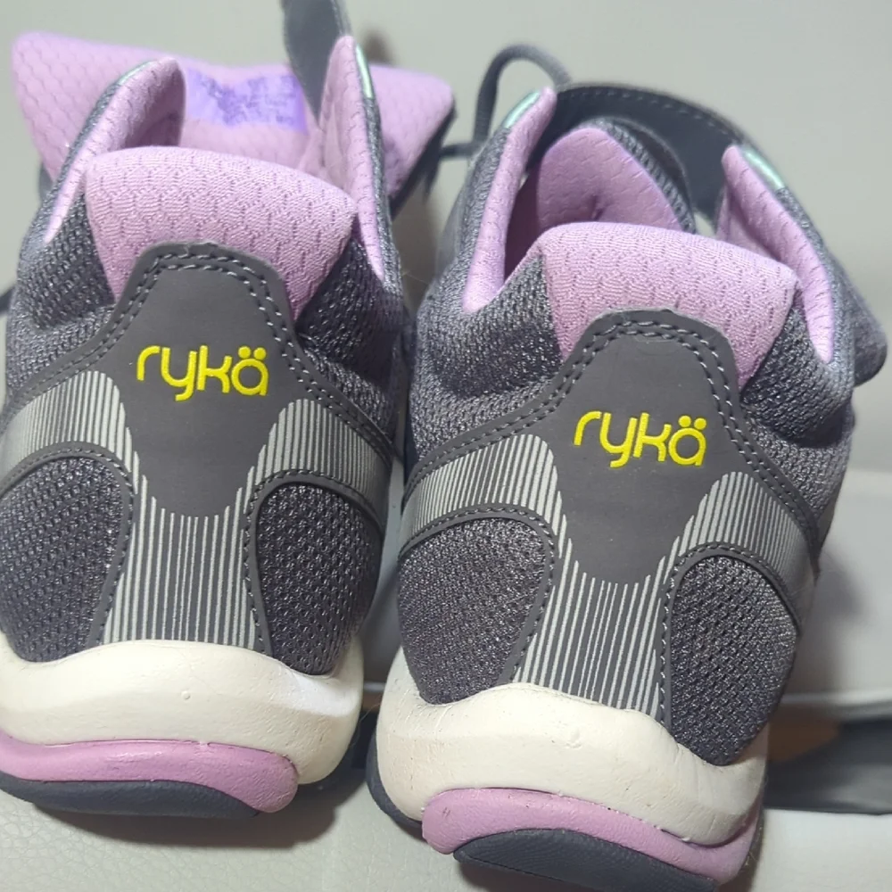 Ryka Gray and Pink Athletic Shoes with Breathable Mesh - Picture 5 of 5